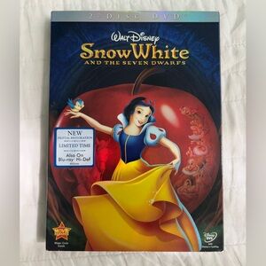 Disney Snow White DVD 2-Disc Set with Slip Cover